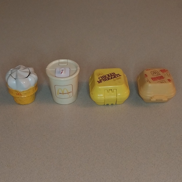 4 McDonald's original changeables transformers set of 4 1980s 1990s toys - Picture 2 of 7